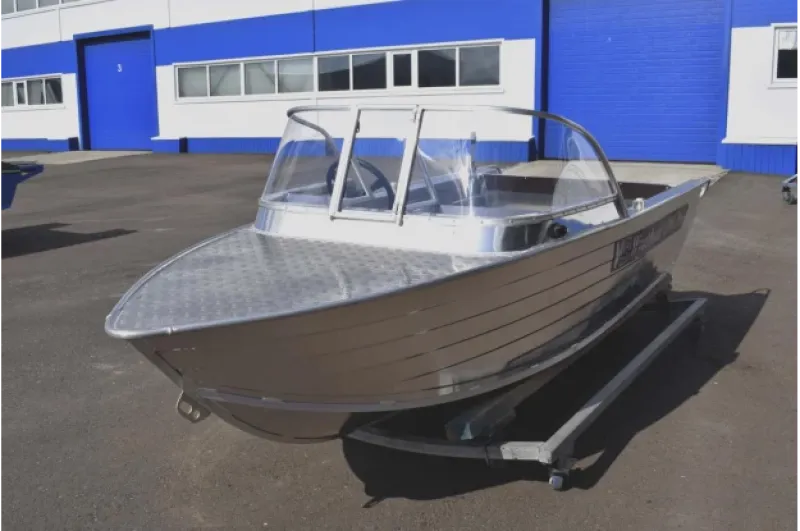 Алюминиевая лодка Wyatboat-390 Pro, фото: 27