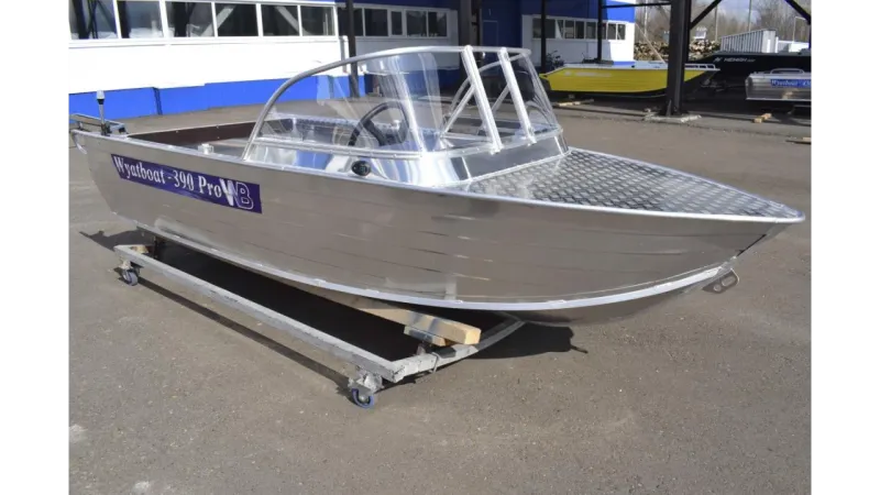 Алюминиевая лодка Wyatboat-390 Pro, фото: 15