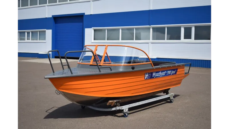 Алюминиевая лодка Wyatboat-390 Pro, фото: 4