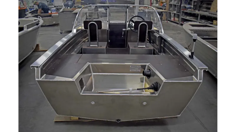 Алюминиевая лодка Неман-400 DCM, фото: 4