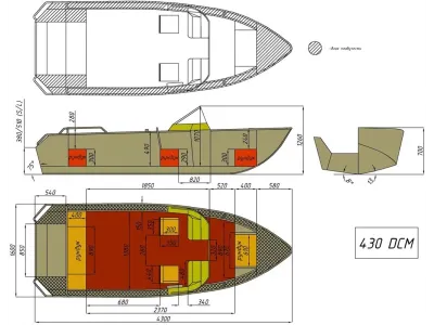 Лодка Wyatboat-430 DCM