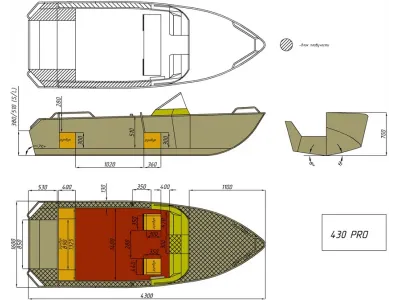 Лодка Wyatboat-430 Pro
