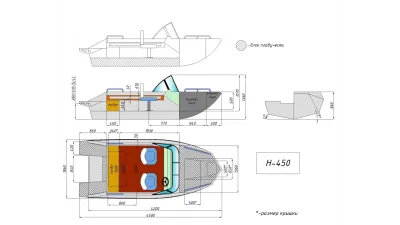 Лодка Неман-450