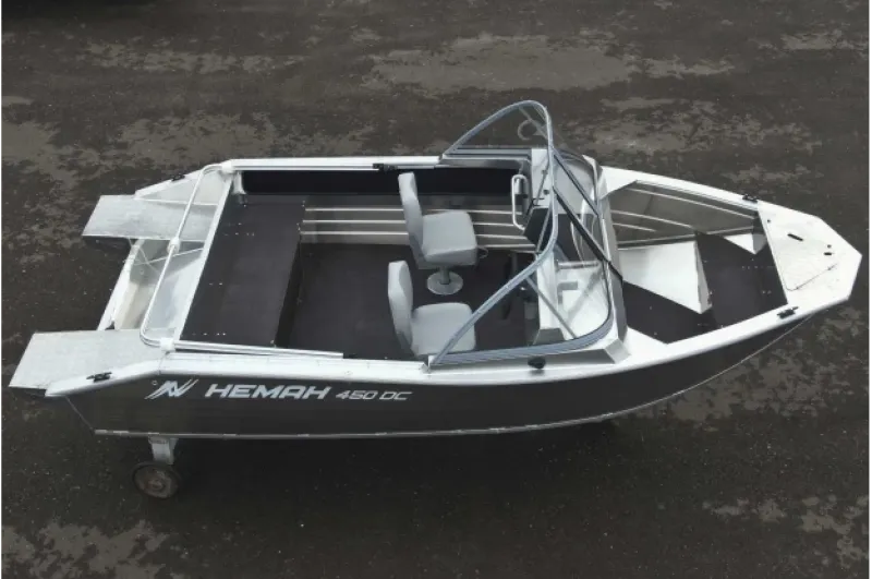 Моторная лодка Неман-450 DC NEW без покраски, фото: 20