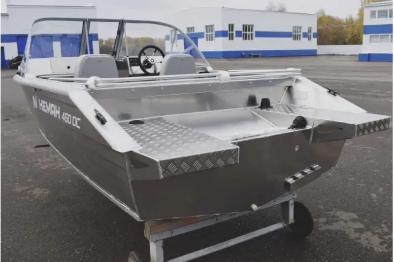 Моторная лодка Неман-450 DC NEW без покраски, фото: 14
