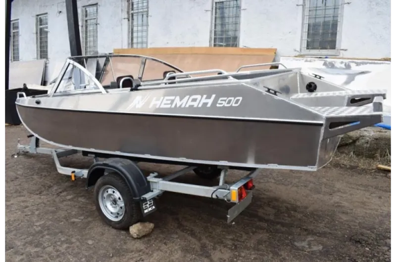 Алюминиевая лодка Неман-500 DC (без покраски), фото: 17