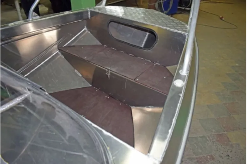 Алюминиевая лодка Неман-500 DC (без покраски), фото: 14