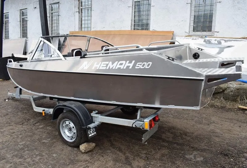 Алюминиевая лодка Неман-500 DC (без покраски), фото: 7