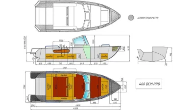 Лодка Wyatboat-460 DCM Pro