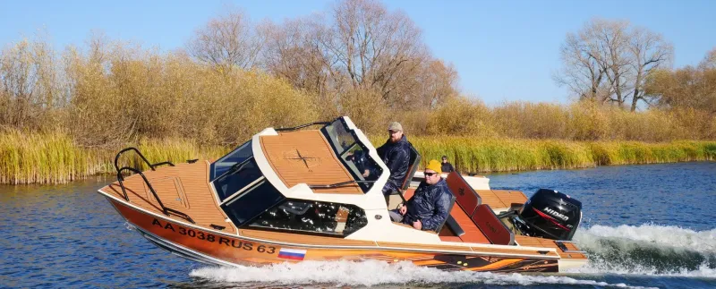 Алюминиевая лодка Салют-585 HT, фото: 5