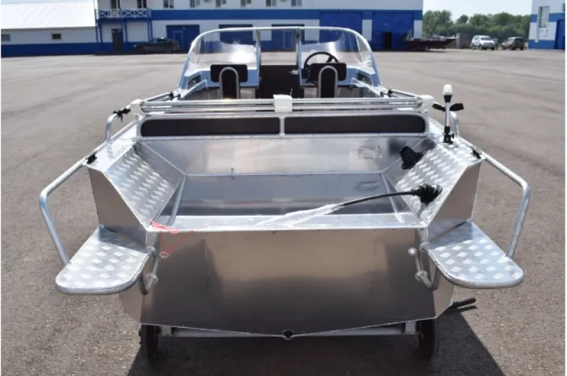 Алюминиевая лодка WYATBOAT-550 DCM, фото: 15