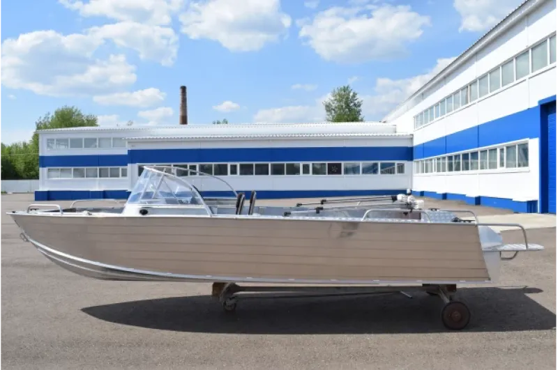 Алюминиевая лодка WYATBOAT-550 DCM, фото: 14