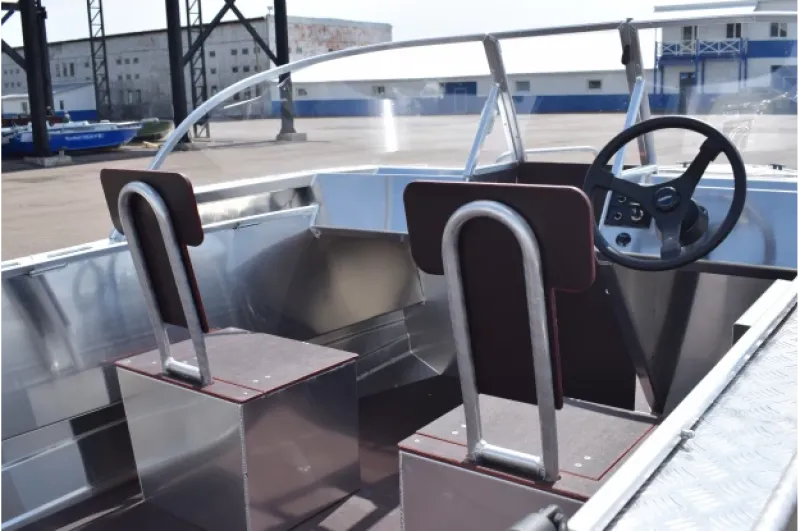 Алюминиевая лодка WYATBOAT-550 DCM, фото: 12