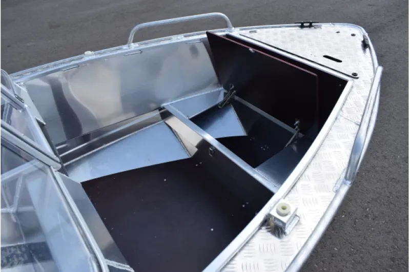 Алюминиевая лодка WYATBOAT-550 DCM, фото: 11