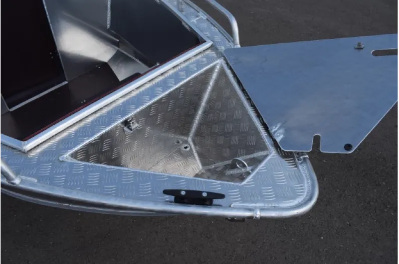 Алюминиевая лодка WYATBOAT-550 DCM, фото: 10