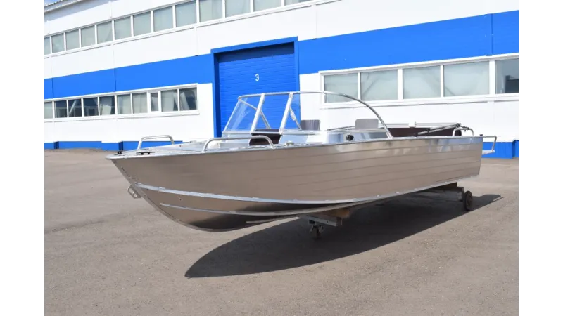 Алюминиевая лодка WYATBOAT-550 DCM, фото: 8