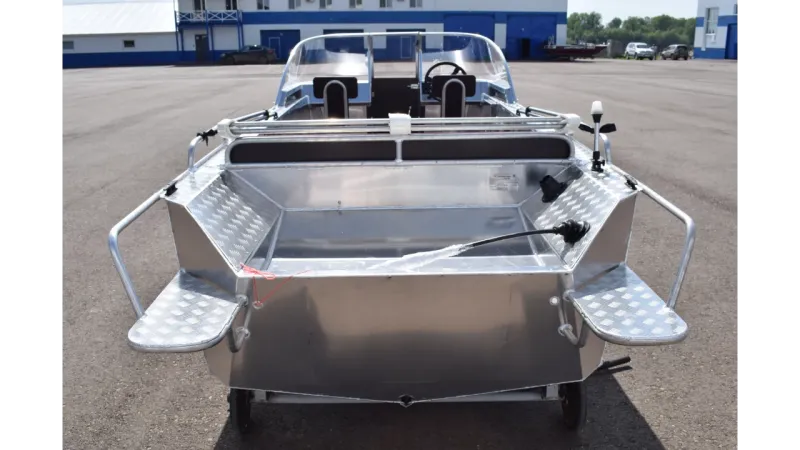 Алюминиевая лодка WYATBOAT-550 DCM, фото: 7