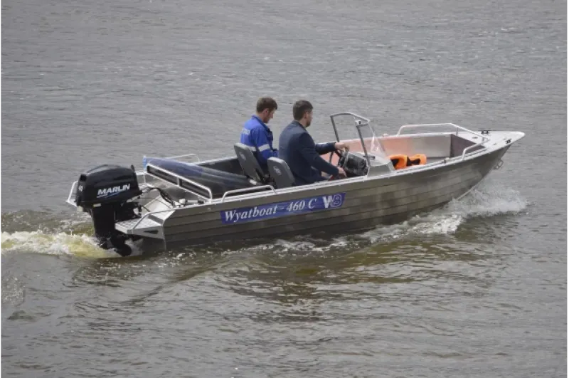 Алюминиевая лодка Wyatboat-460 C, фото: 8
