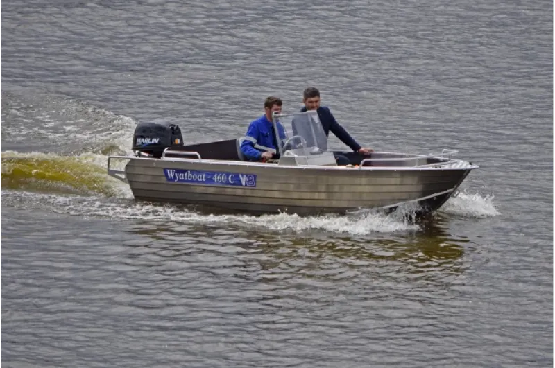 Алюминиевая лодка Wyatboat-460 C, фото: 6