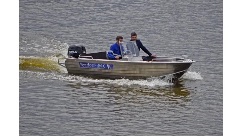 Алюминиевая лодка Wyatboat-460 C, фото: 2