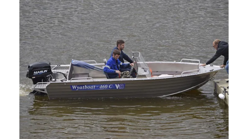 Алюминиевая лодка Wyatboat-460 C, фото: 1