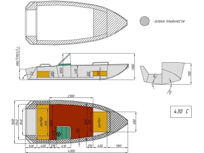 Лодка Wyatboat-430 C