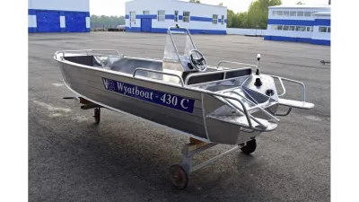 Алюминиевая лодка Wyatboat-430 C обложка