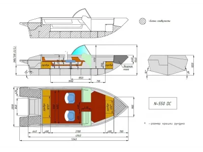 Лодка Неман 550 DC