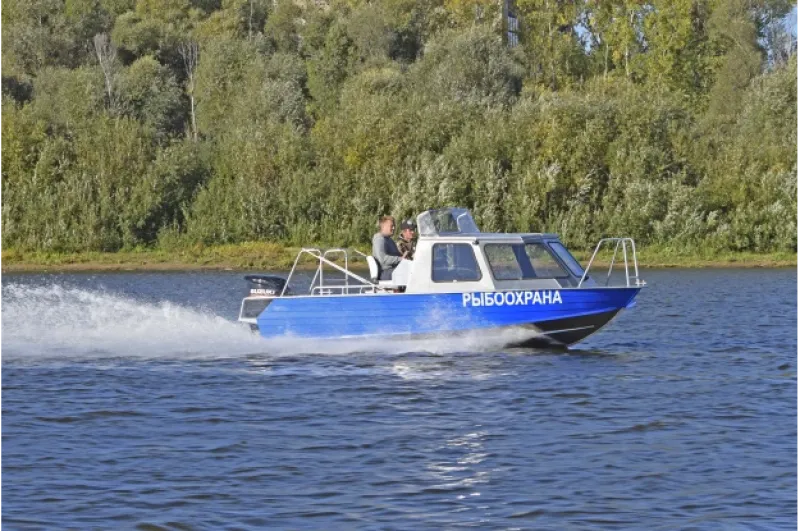 Алюминиевая лодка Неман 550 с каютой, фото: 10