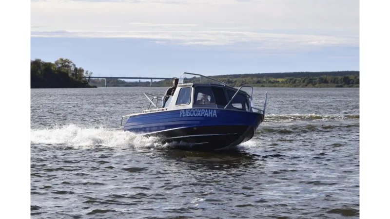 Алюминиевая лодка Неман 550 с каютой, фото: 6