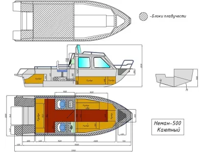 Лодка Неман-500 (каютный)