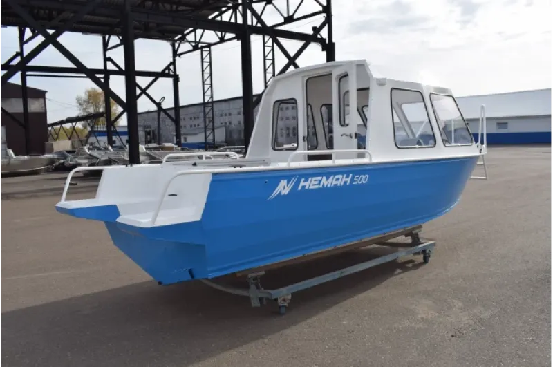 Алюминиевая лодка Неман-500 (закрытая рубка), фото: 60