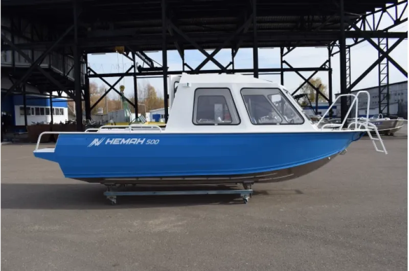 Алюминиевая лодка Неман-500 (закрытая рубка), фото: 59