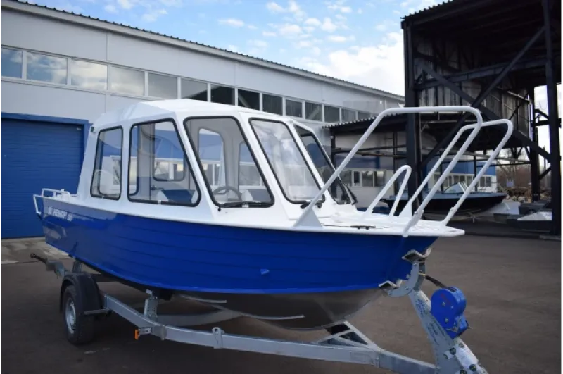 Алюминиевая лодка Неман-500 (закрытая рубка), фото: 54