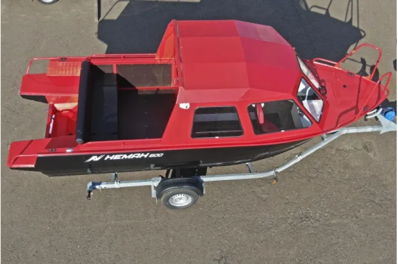 Алюминиевая лодка Неман-500 (закрытая рубка), фото: 51