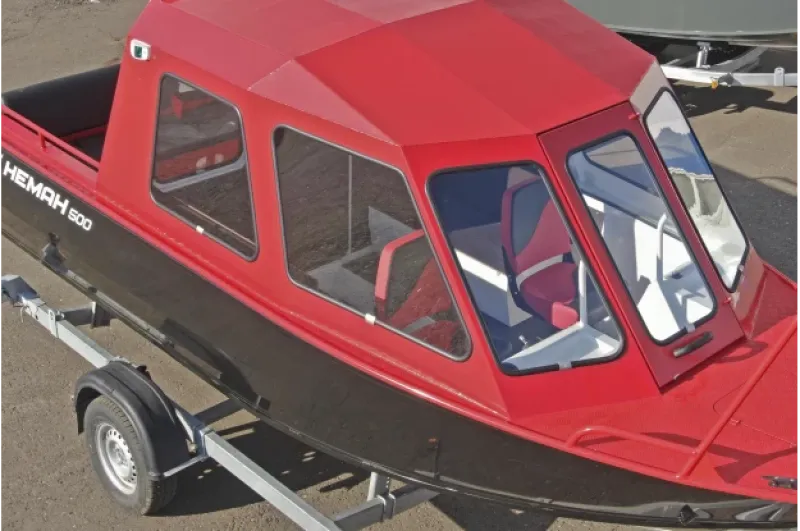 Алюминиевая лодка Неман-500 (закрытая рубка), фото: 49