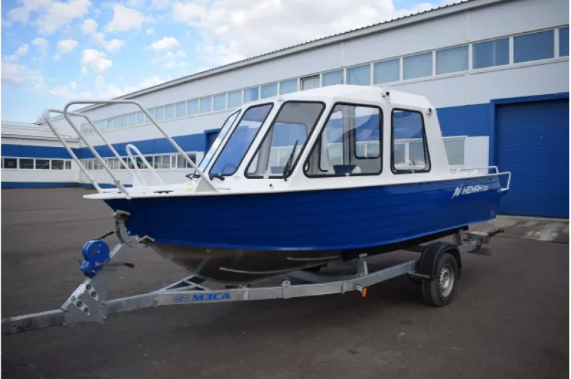 Алюминиевая лодка Неман-500 (закрытая рубка), фото: 47