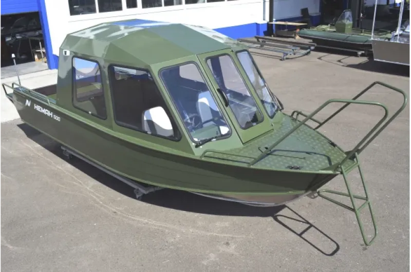 Алюминиевая лодка Неман-500 (закрытая рубка), фото: 42