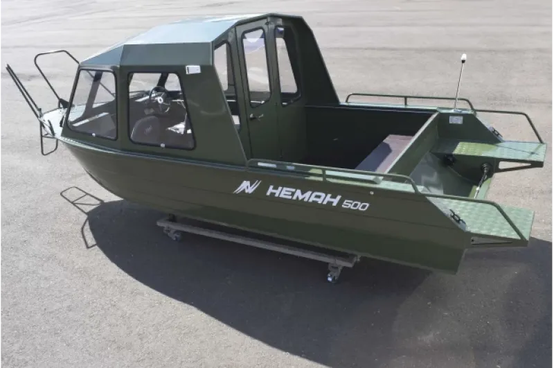Алюминиевая лодка Неман-500 (закрытая рубка), фото: 41