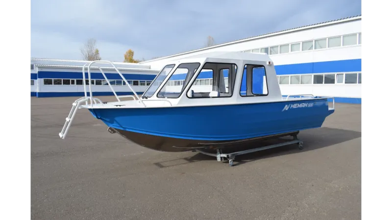 Алюминиевая лодка Неман-500 (закрытая рубка), фото: 30