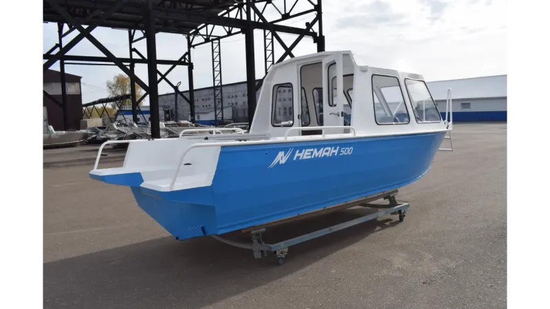 Алюминиевая лодка Неман-500 (закрытая рубка), фото: 29