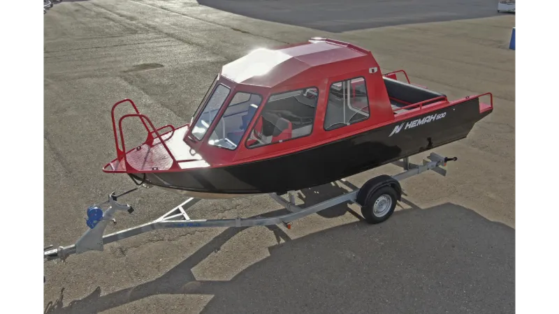 Алюминиевая лодка Неман-500 (закрытая рубка), фото: 22