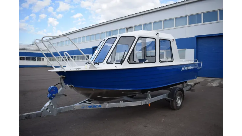 Алюминиевая лодка Неман-500 (закрытая рубка), фото: 16