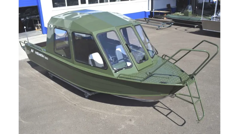 Алюминиевая лодка Неман-500 (закрытая рубка), фото: 11