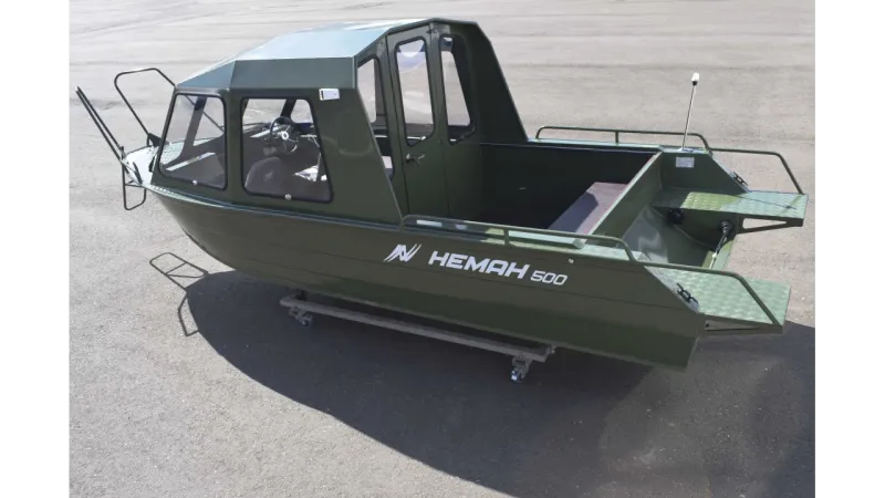 Алюминиевая лодка Неман-500 (закрытая рубка), фото: 10