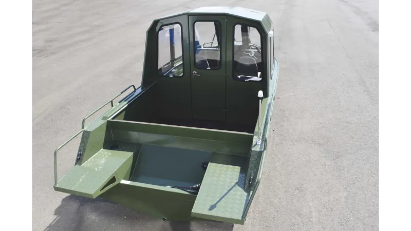 Алюминиевая лодка Неман-500 (закрытая рубка), фото: 9