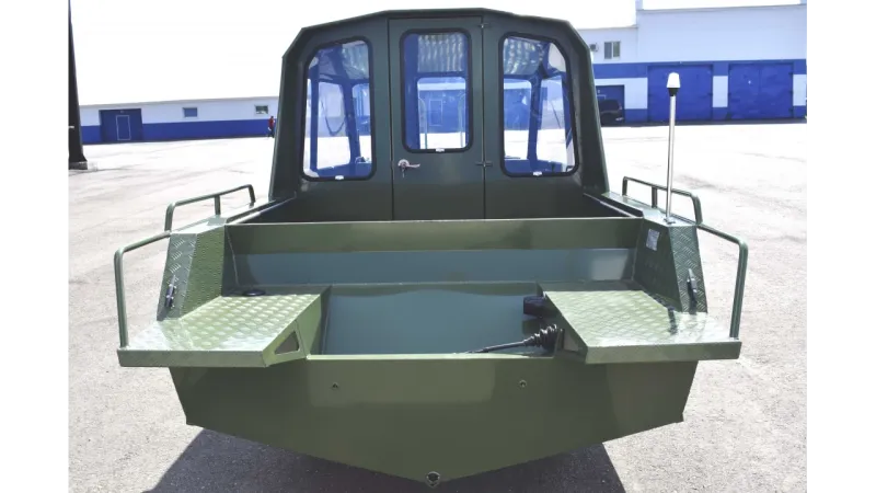 Алюминиевая лодка Неман-500 (закрытая рубка), фото: 8