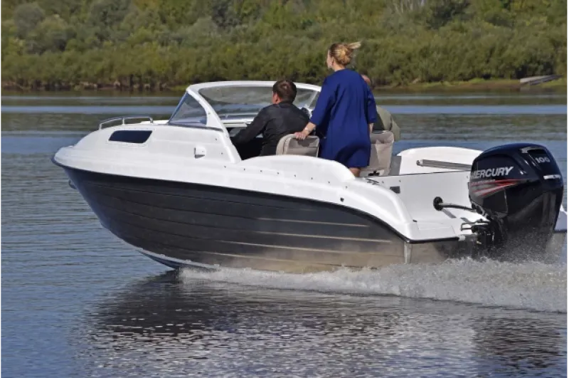 Алюминиевая лодка Neman-550 с каютой, фото: 35