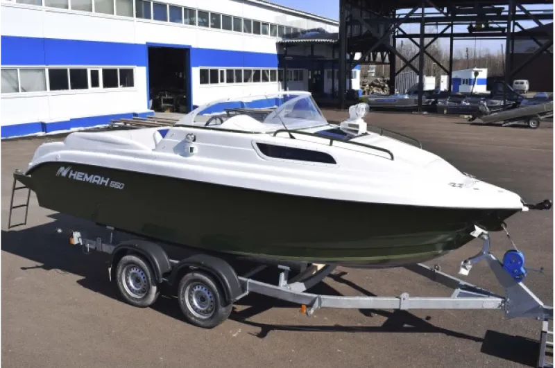 Алюминиевая лодка Neman-550 с каютой, фото: 28