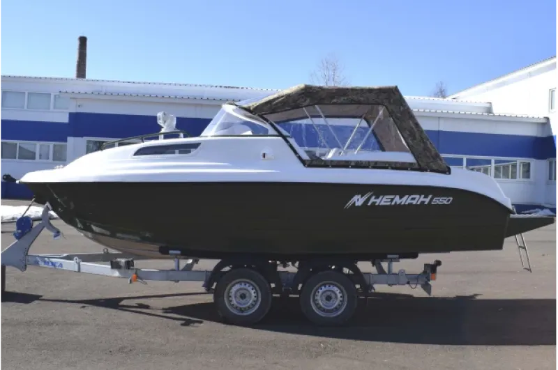 Алюминиевая лодка Neman-550 с каютой, фото: 27